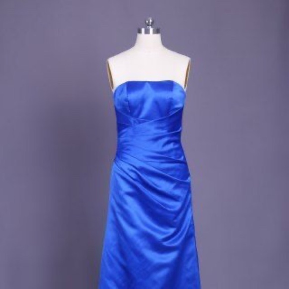 Alfred Angelo cobalt blue dress